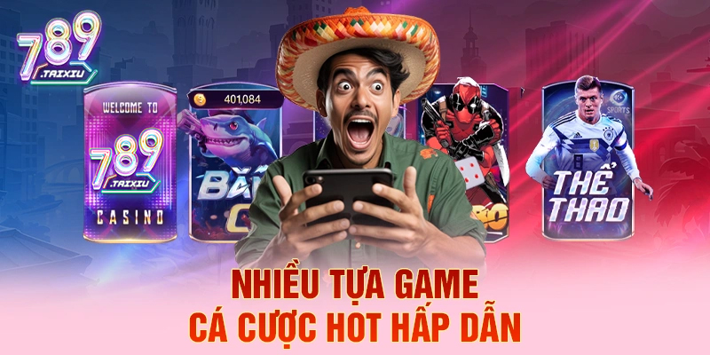 Nhiều tựa game cá cược hot hấp dẫn tại az88